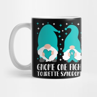 Gnome One Fights Alone Tourette Syndrome Awareness Mug